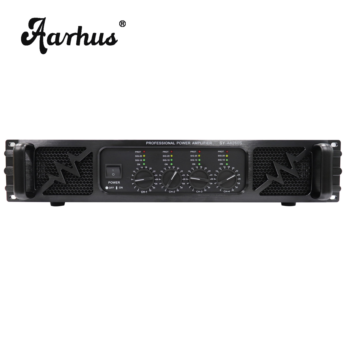 Reliable 4 Channel Power Amplifier for KTV/Conference Room/Outdoors OEM, SY-A6260S