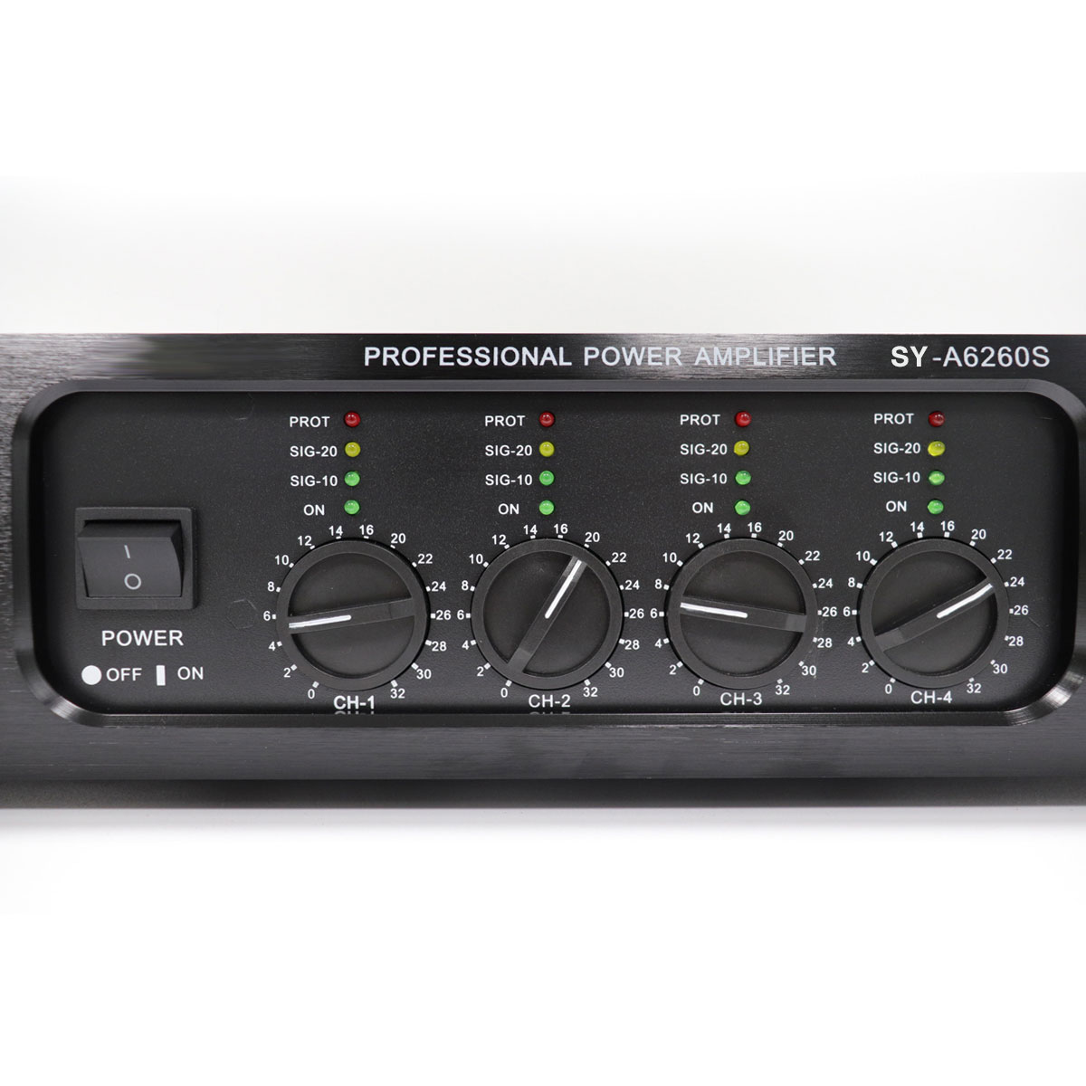 Reliable 4 Channel Power Amplifier for KTV/Conference Room/Outdoors OEM, SY-A6260S