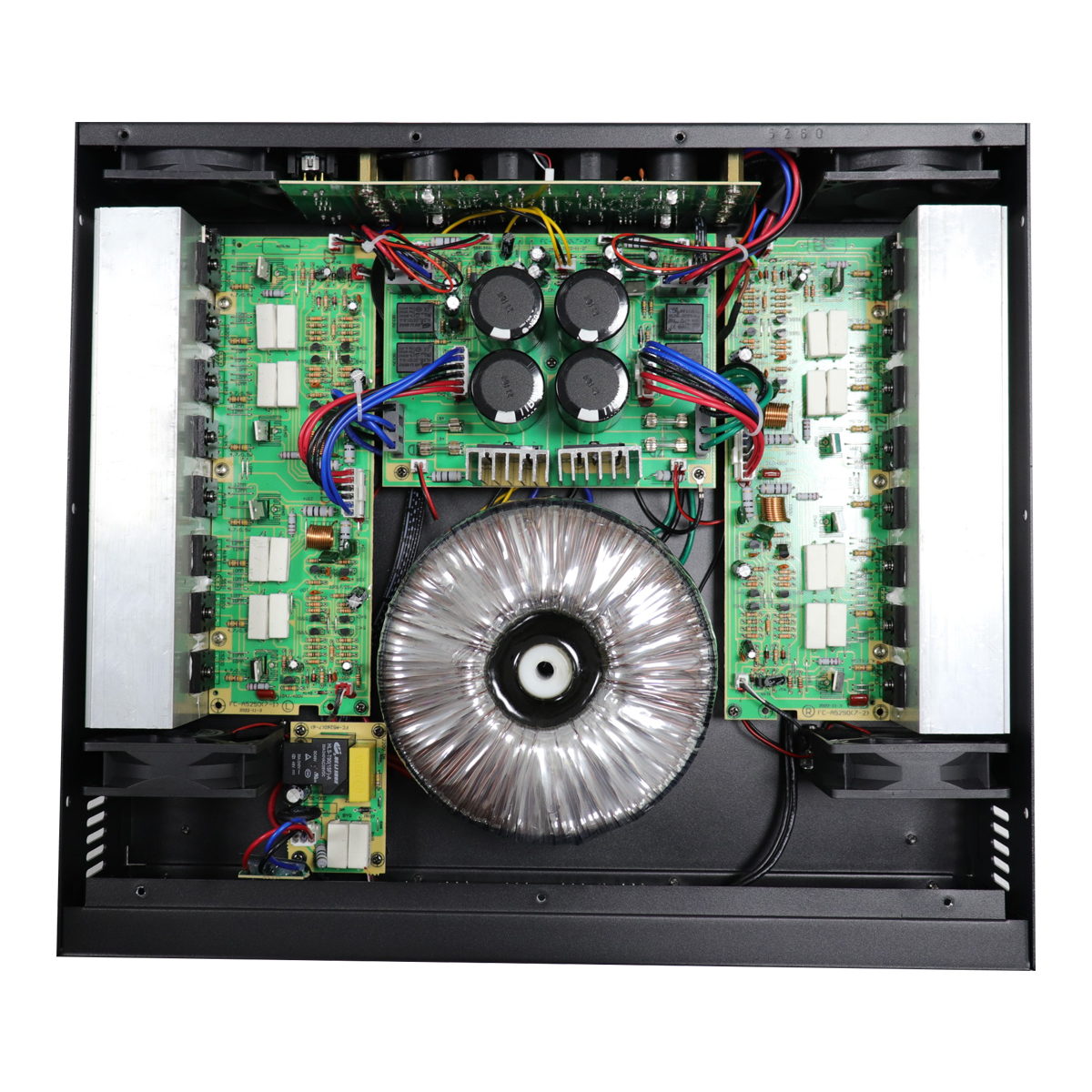 Audio power amplifier for stage and live performance sound