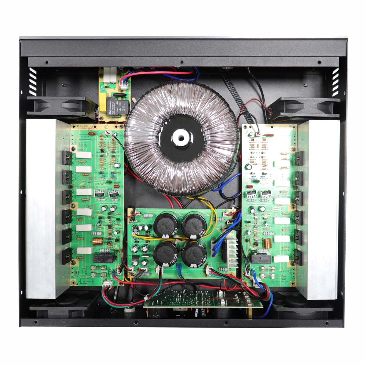 Multi-channel audio amplifier for sound system setup